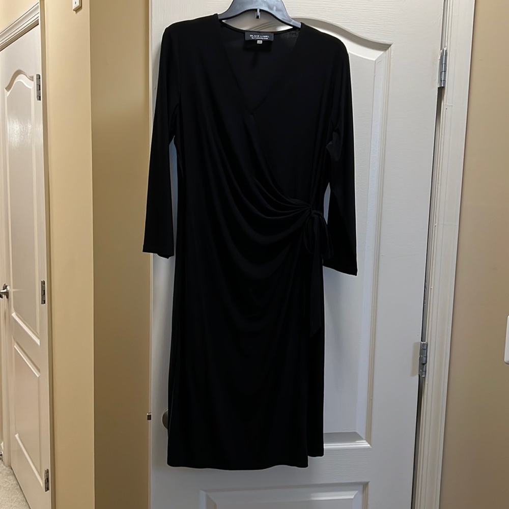 Black wrap dress worn once.